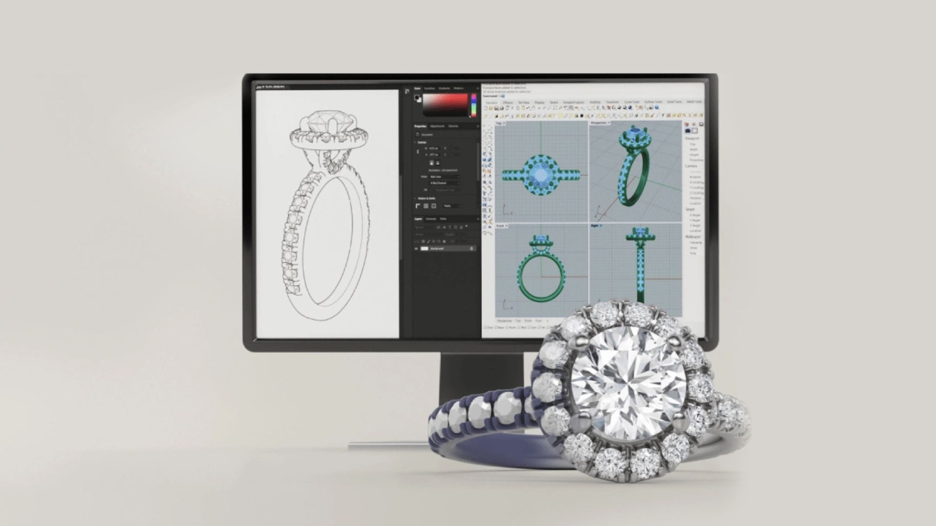 Realistic visualization before production